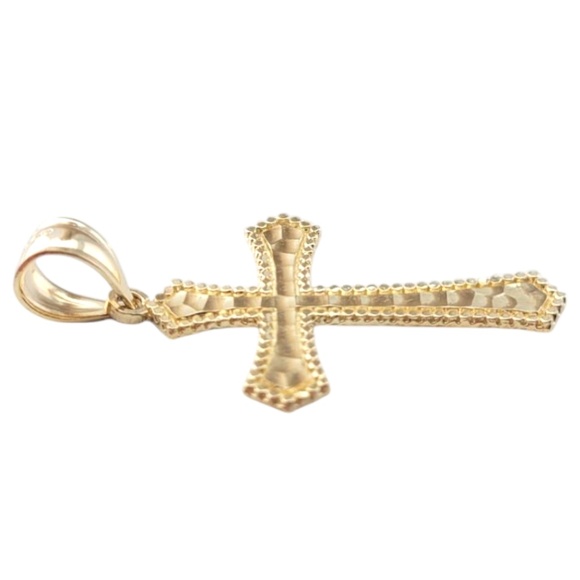 14 Karat Yellow Gold Cross Pendant #20891 - Picture 6 of 12